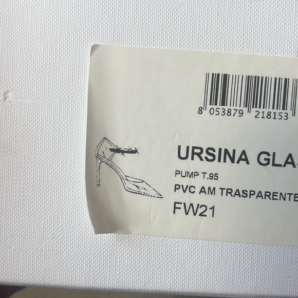 Amina Muaddi Ursina glass pump size 39.5 - 9.5US - Picture 8 of 8